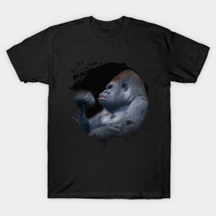 Gorilla Animal Wildlife Jungle Nature Safari Adventure Discovery T-Shirt